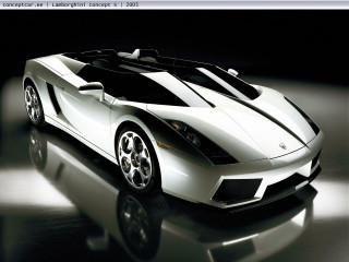 White sports car black white 2 - net art free wallpaper