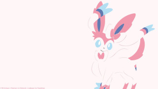 Pink blue cartoon character big - its face and ears free wallpaper