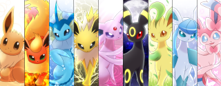 Pokemon group different colors sizes - a group of pokemons free wallpaper