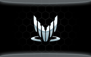 Black white cobra logo grid - center piece free wallpaper