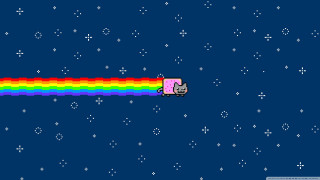 Computer game rainbow cat top - top of it free wallpaper for desktop