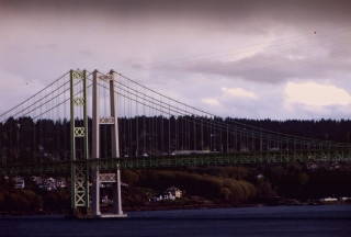 Bridge clock cloudy sky town - christo free wallpaper