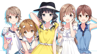 Girls dresses hats posing ai - a hat and a dress free wallpaper