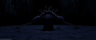 Creepy creature chains neck hands - chain free wallpaper