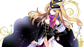 Space anime alice prin aurora - a black hat free wallpaper