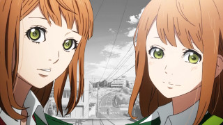 Anime girls green eyes train - green eye free wallpaper