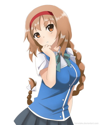 Girl blue dress serious look - a blue dress free wallpaper for mobile