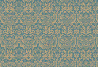 Blue gold wallpaper pattern side - a gold border free wallpaper