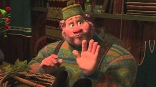 Cartoon character table flower pot - a hand gesture free wallpaper