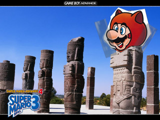 Cartoon character ancient statues blue - cafer bater free wallpaper