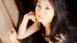 Beautiful woman black dress long - ayako rokkaku free wallpaper for desktop