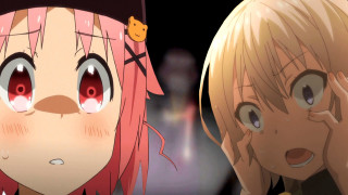 Redhair anime girls sad bigeyes - big eye free wallpaper