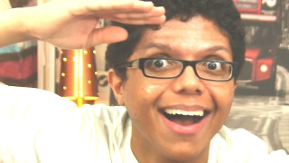 Man glasses smiling holding hair - his hair free wallpaper