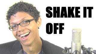 Man glasses microphone sign shake - a sign behind free wallpaper