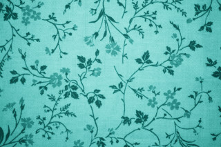Blue background leaves flowers pattern - a pattern of leaves free wallpaper for desktop