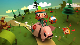 Cartoon pig toy ride world - a pig free wallpaper
