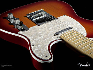 Guitar neck brown body white - brad holland free wallpaper