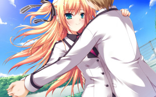 Girl long hair white jacket - he free wallpaper