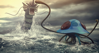 Giant squid attacking giant squid - league of legends free wallpaper