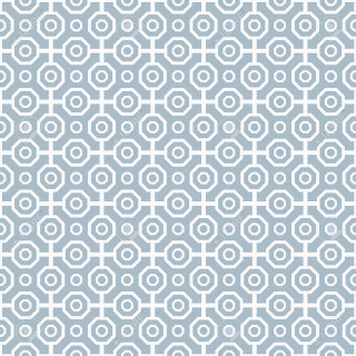 Geometric pattern blue white circles - free minimalism wallpaper for tablet