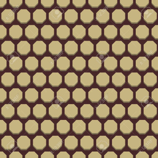 Brown beige geometric pattern squares - square and dots free wallpaper