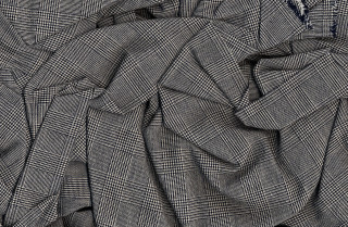 Black white checkered fabric blue - fabric free wallpaper