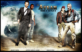 Men group standing car truck - movie poster free wallpaper