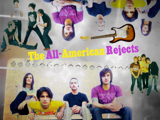 All american projects guitar player - a collage free wallpaper for desktop