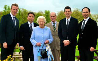 Group suits ties people standing 3 - caroline lucy scott free wallpaper