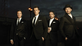 Men suits ties group dark - brian fies free wallpaper