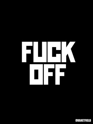 Black white logo flick off - white letter free wallpaper