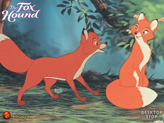 Fox forest tree sign fox - don bluth free wallpaper for desktop
