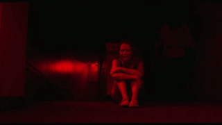 Woman sitting dark room red - a dark room free wallpaper for desktop