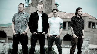 Men group standing building clock 3 - dave kendall free wallpaper