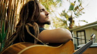 Man dreadlocks hammock guitar looking - david boyd free wallpaper