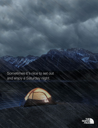 Tent rain mountain sky ocean - free gaming wallpaper