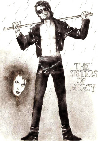 Man holding bat woman head - a drawing of a man holding free wallpaper for mobile