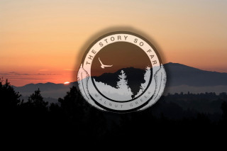 Sunset mountain history park logo - arent arentsz free wallpaper for desktop