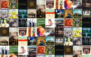 Collage album covers man woman 3 - a collage of various album free wallpaper
