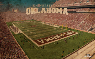 Football stadium university of oklahoma - a football stadium free wallpaper