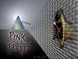 Pink floyd brick wall rainbow - dark art free wallpaper for desktop