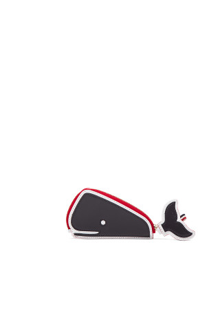 Black red whale sculpture naive - a red stripe free wallpaper for mobile
