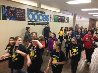 Group people hallway wall posters - northwest school free wallpaper