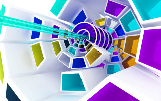Colorful abstract background spiral blue - line free wallpaper for desktop