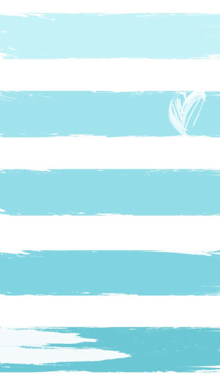 Blue white striped heart side - the top free wallpaper for mobile