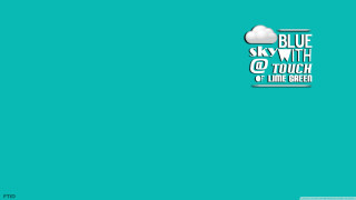 Blue sky white cloud line - a white cloud free wallpaper