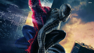 Spider man in the air - a spider man free wallpaper