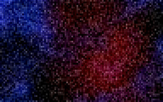 Red blue background squares pattern - kinetic pointillism free wallpaper for desktop