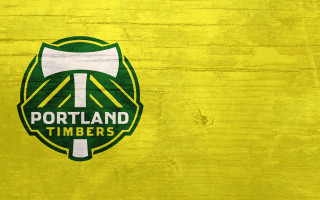Yellow green logo pickaxe timbers - mosaic free wallpaper