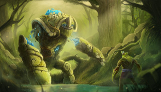 Creature forest man background looking - a man in the background free wallpaper for desktop